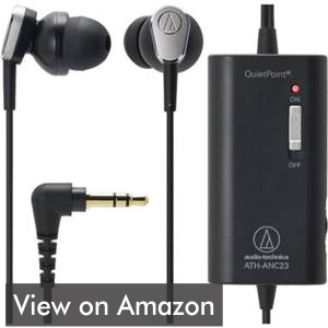 Audio-Technica ATH-ANC23 - best low cost noise cancelling headphones
