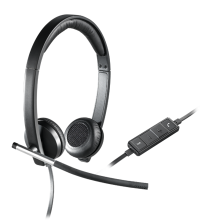 The Logitech USB H650e - Best Headphones with Microphone for Skype